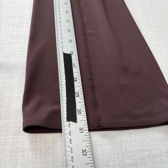 NWT Uniqlo AIRism Flare Pants Chocolate Brown- M - Picture 10 of 12